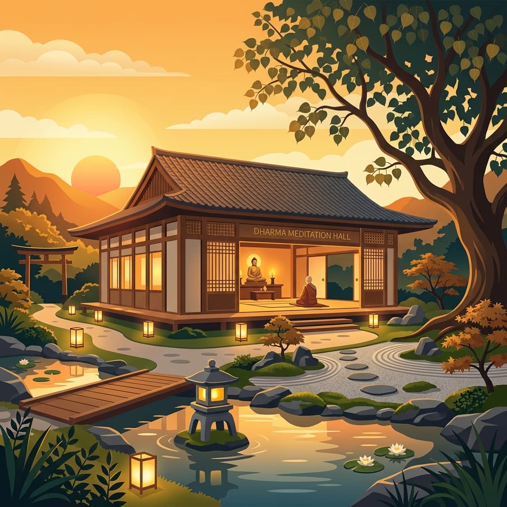 Temple Background